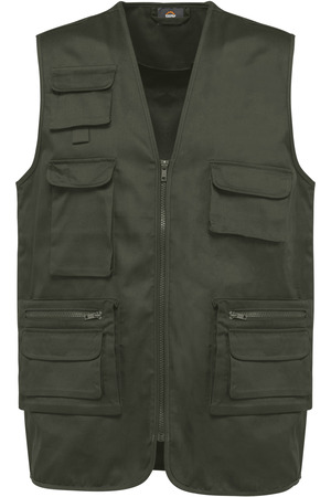 Gefütterte Unisex-Weste aus  Baumwollpolyester