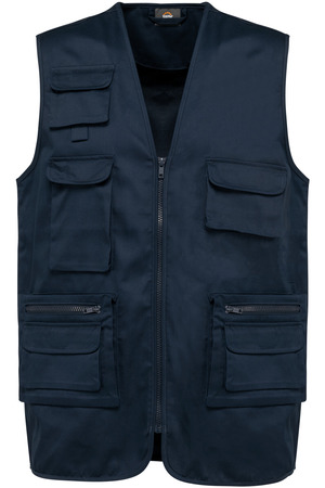 Gefütterte Unisex-Weste aus  Baumwollpolyester