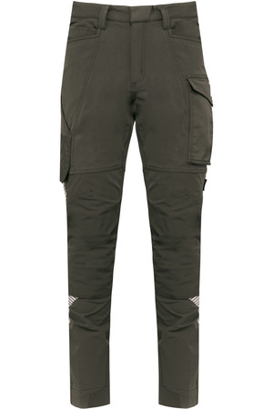 Leichte Stretchhose mit mehreren Taschen aus recyceltem Material