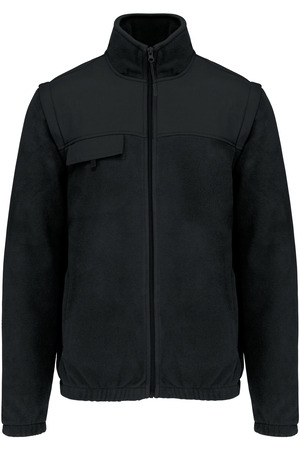 Fleecejacke mit abnehmbaren Ärmeln