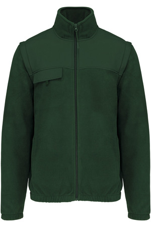 Fleecejacke mit abnehmbaren Ärmeln