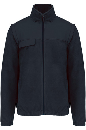 Fleecejacke mit abnehmbaren Ärmeln