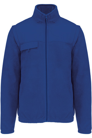 Fleecejacke mit abnehmbaren Ärmeln