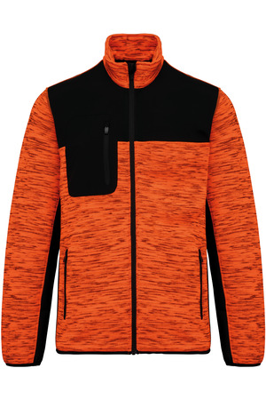 Recycelte Herren Polyestertrikot Jacke