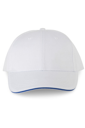 6-Panel-Cap mit Kontrast-Sandwichschirm Oeko-Tex
