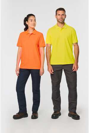 Umweltfreundliches Unisex-Polohemd aus Baumwolle/Polyester