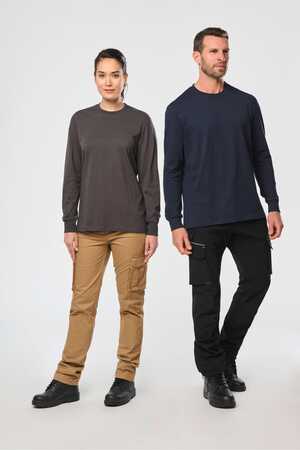 Umweltfreundliches Unisex-T-Shirt mit langen Ärmeln