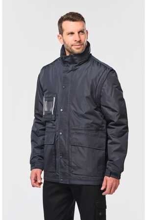 Workwear Parka mit abtrennbaren Ärmeln