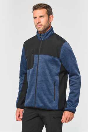 Recycelte Herren Polyestertrikot Jacke