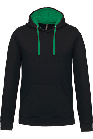 HERREN-KAPUZENSWEATSHIRT BICOLOR