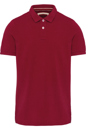 Kurzarm-Polohemd für Herren im Vintage-Stil