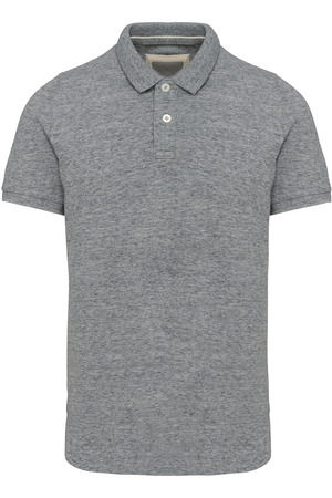 Kurzarm-Polohemd für Herren im Vintage-Stil