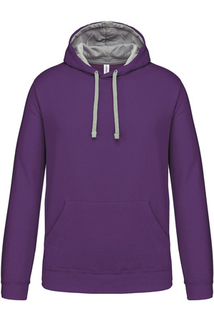 HERREN-KAPUZENSWEATSHIRT BICOLOR