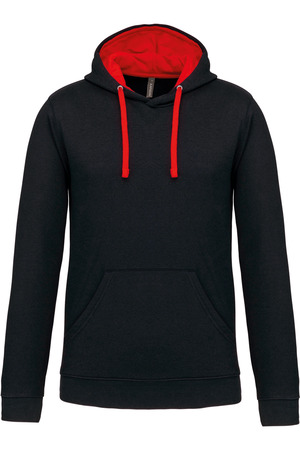 HERREN-KAPUZENSWEATSHIRT BICOLOR