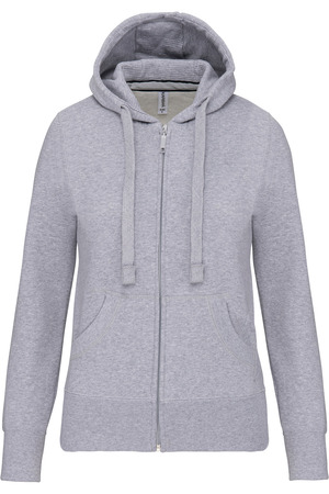 DAMEN KAPUZENSHIRT mit Reißververschluss