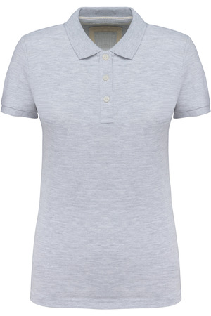 Kurzarm-Polohemd für Damen im Vintage-Stil