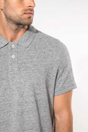 Kurzarm-Polohemd für Herren im Vintage-Stil