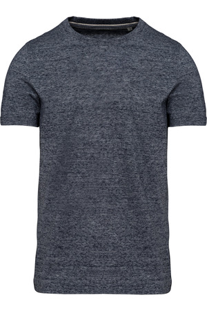 Kurzarm-Vintage-T-Shirt für Herren Heather Deluxe