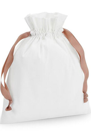 Cotton Gift Bag with Ribbon Drawstring