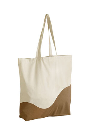 Organic Cotton Wave Print Maxi Bag