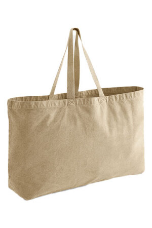Garment Dyed Oversized Tote Bag