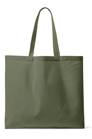 Organic Canvas Carrier Bag Medium Long Handle London 02