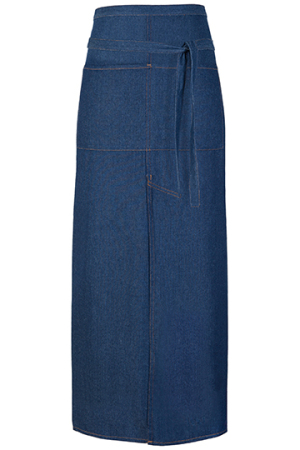 Jeans Bistro Apron with Split