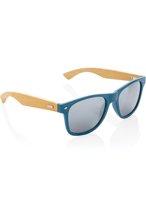 Weizenstroh und Bambus Sonnenbrille