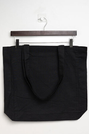 Cotton Bag Side Fold Long Handles