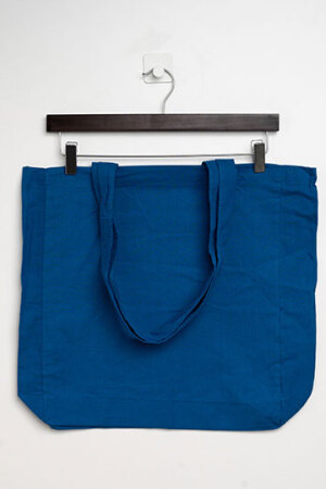 Cotton Bag Side Fold Long Handles