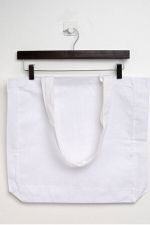 Cotton Bag Side Fold Long Handles